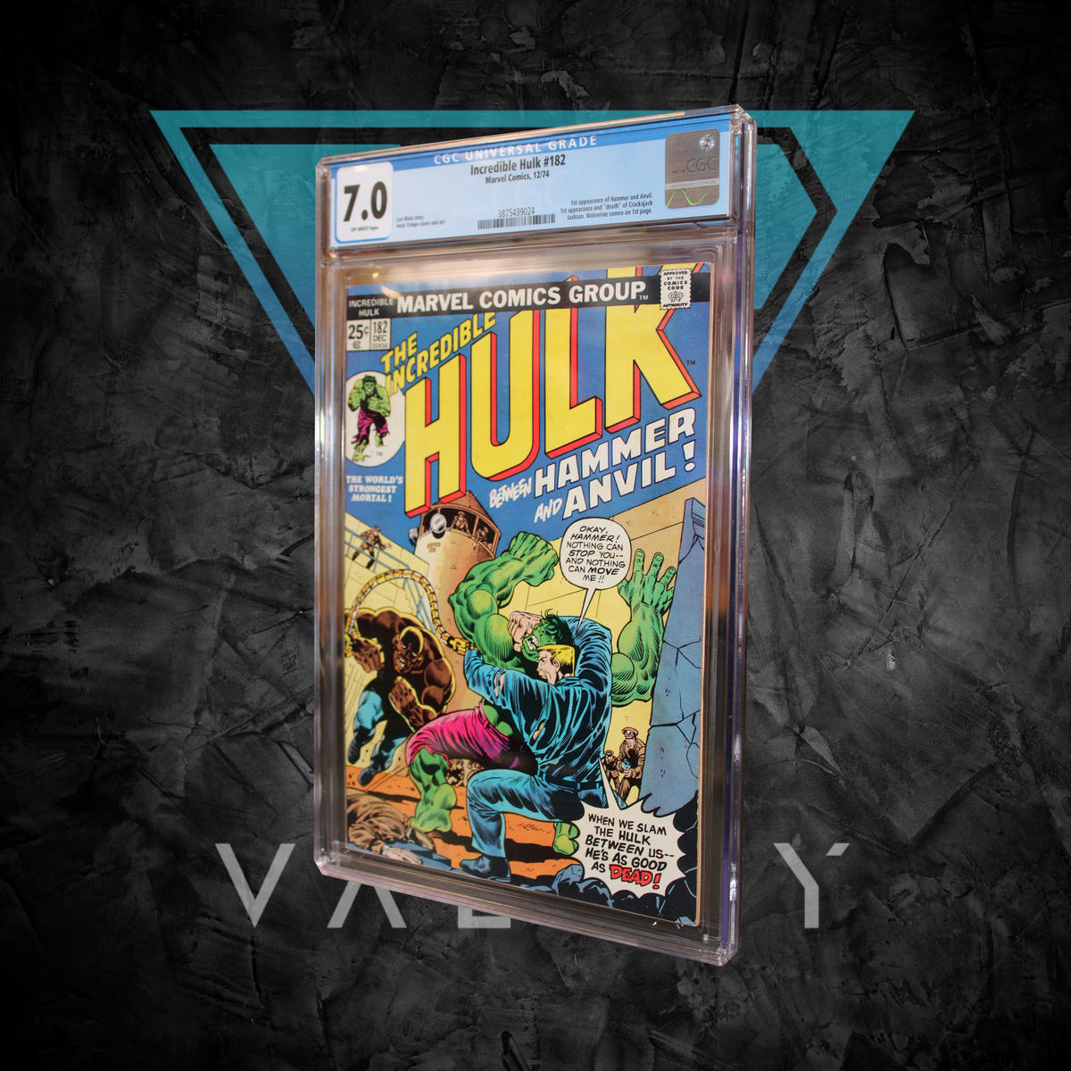Incredible Hulk #182 – Marvel Comics (1974) – CGC 7.0