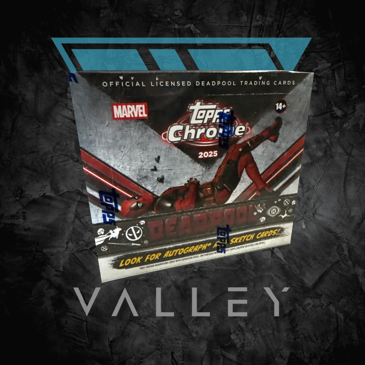 2025 Marvel Topps Chrome Deadpool, Hobby Box
