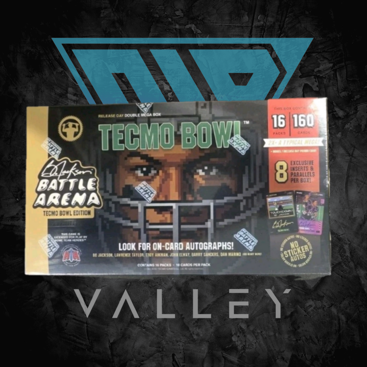 Bo Jackson Battle Arena Tecmo Bowl Release Day, Double Mega Box