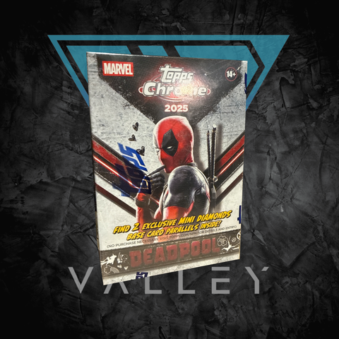2025 Marvel Topps Chrome Deadpool, Blaster Box