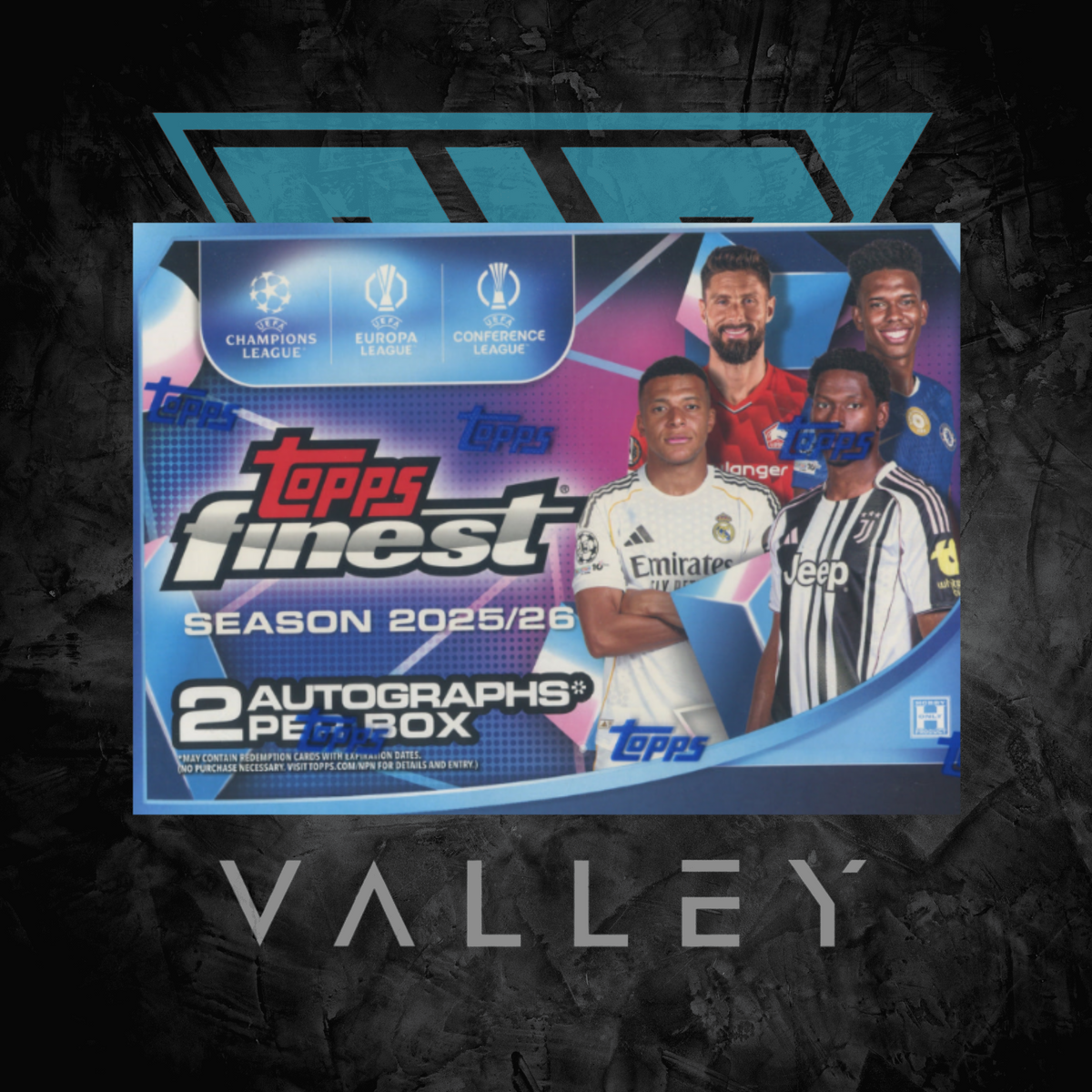 2025-26 Topps Finest UEFA Soccer, Hobby Box