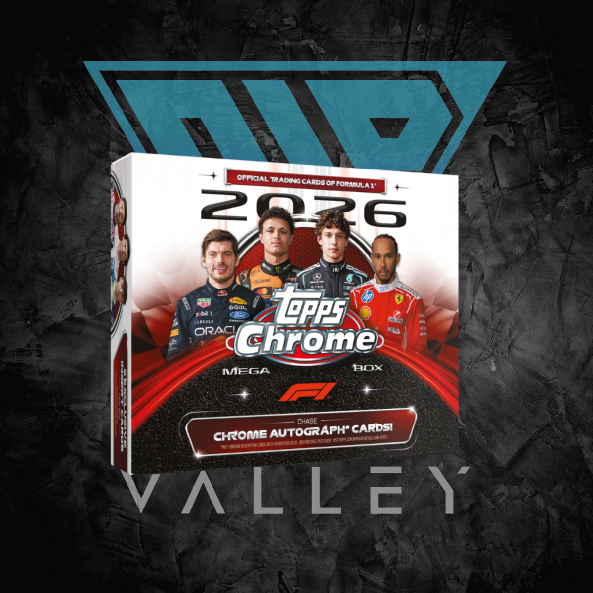 2026 Topps Chrome Formula 1, Mega Box