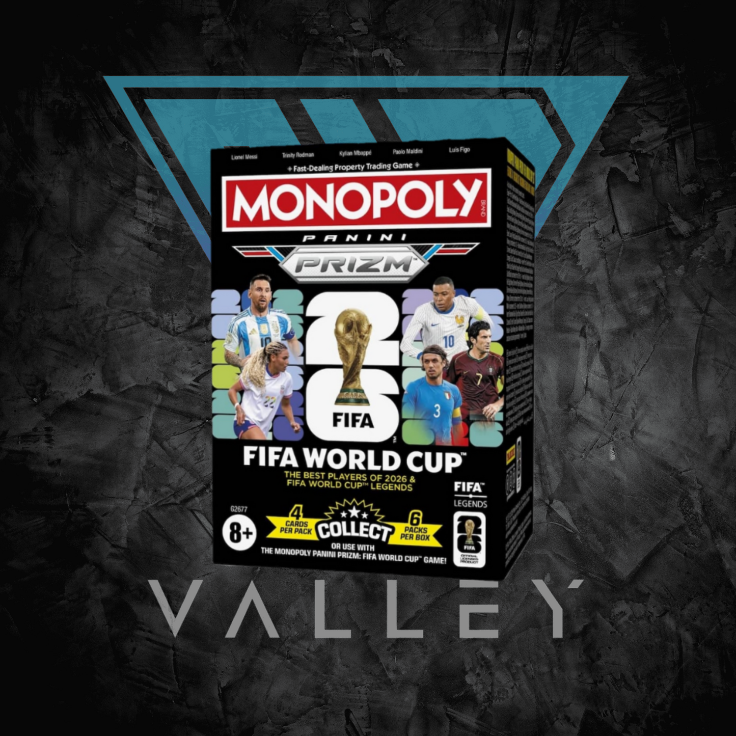 2026 Panini Prizm World Cup Monopoly, Blaster Box
