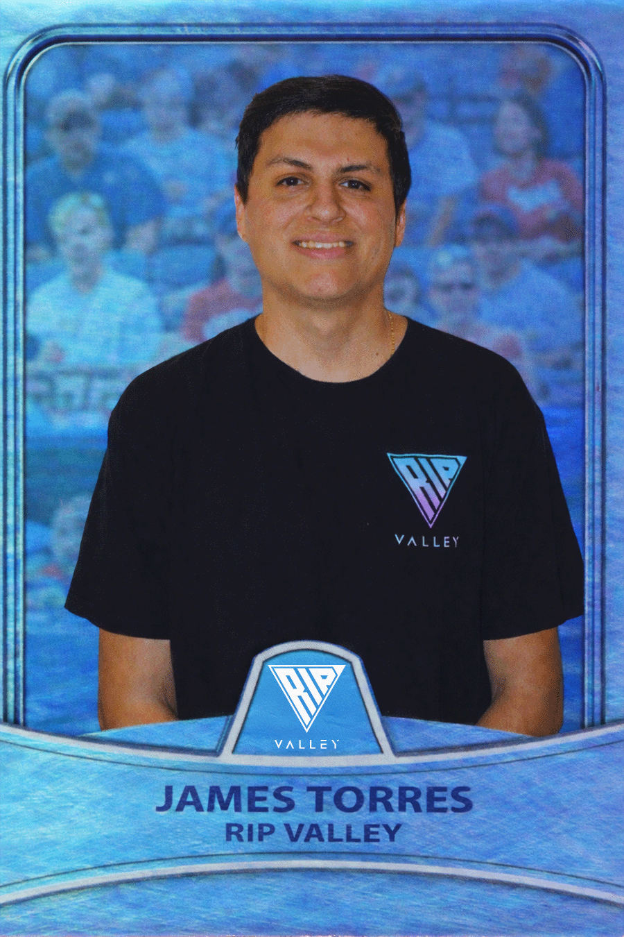 James Torres Blue Baseball